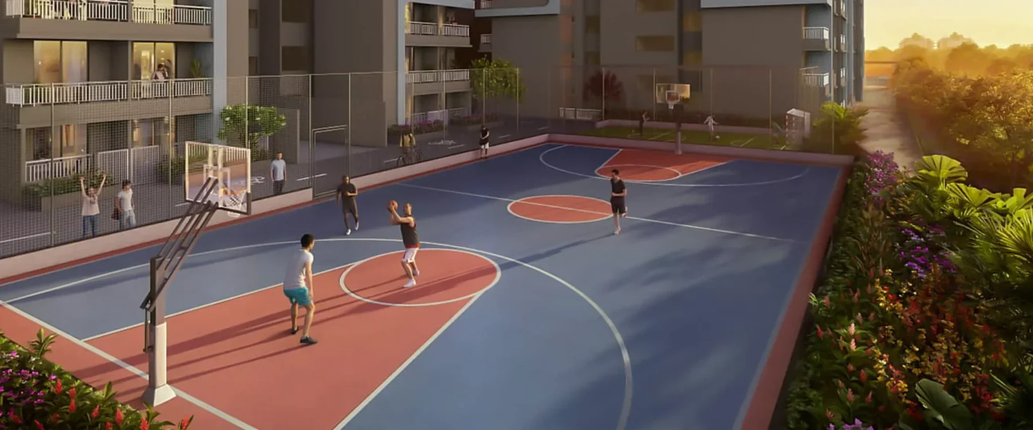 Basket ball cort - shakuntal alentia
